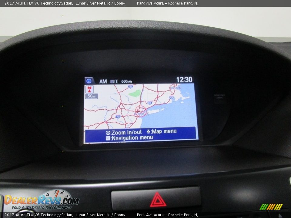 2017 Acura TLX V6 Technology Sedan Lunar Silver Metallic / Ebony Photo #24