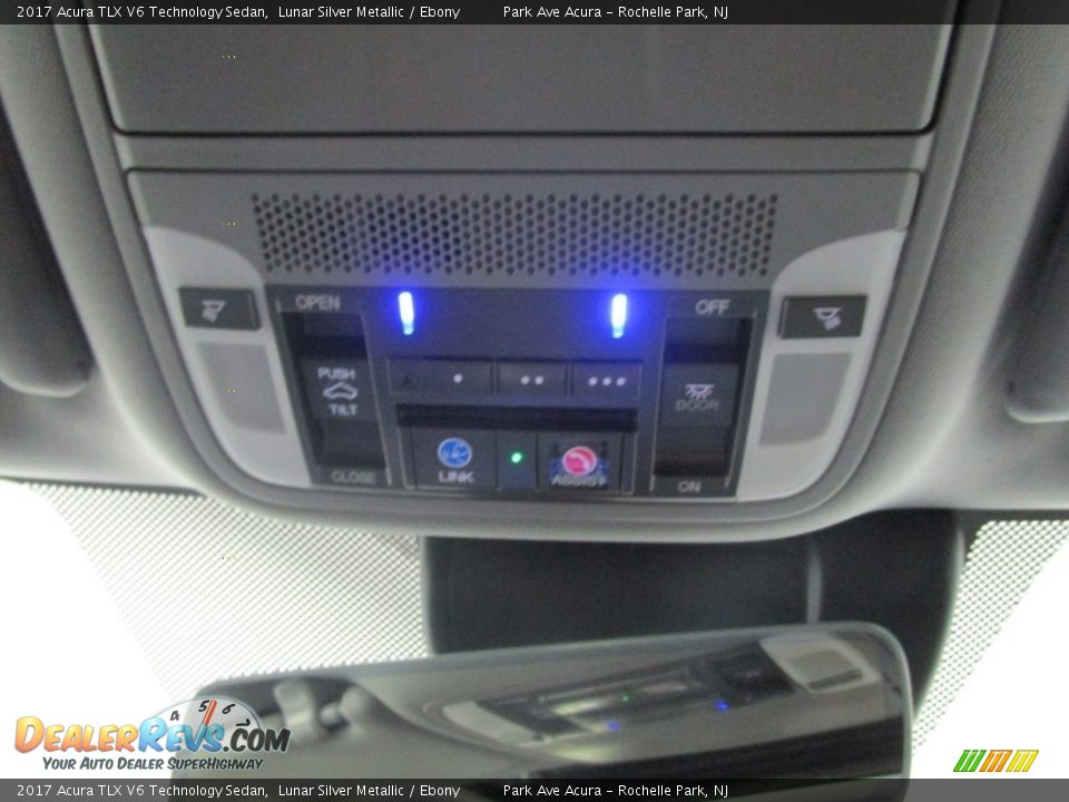 2017 Acura TLX V6 Technology Sedan Lunar Silver Metallic / Ebony Photo #26