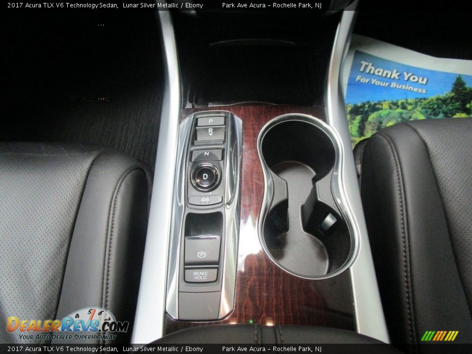 2017 Acura TLX V6 Technology Sedan Lunar Silver Metallic / Ebony Photo #27