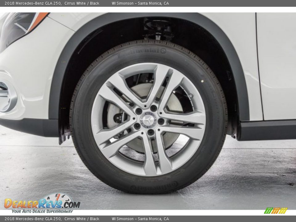 2018 Mercedes-Benz GLA 250 Cirrus White / Black Photo #9