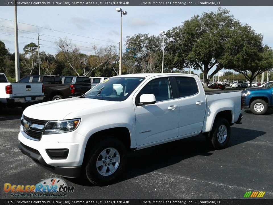2019 Chevrolet Colorado WT Crew Cab Summit White / Jet Black/Dark Ash Photo #1