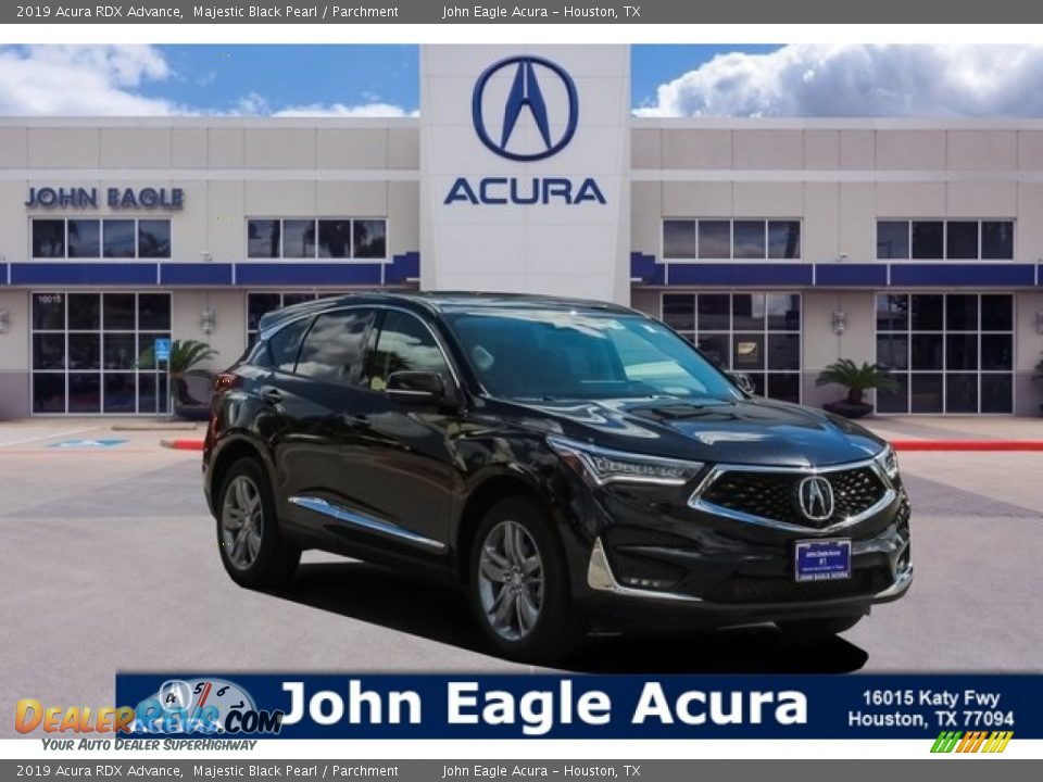2019 Acura RDX Advance Majestic Black Pearl / Parchment Photo #1
