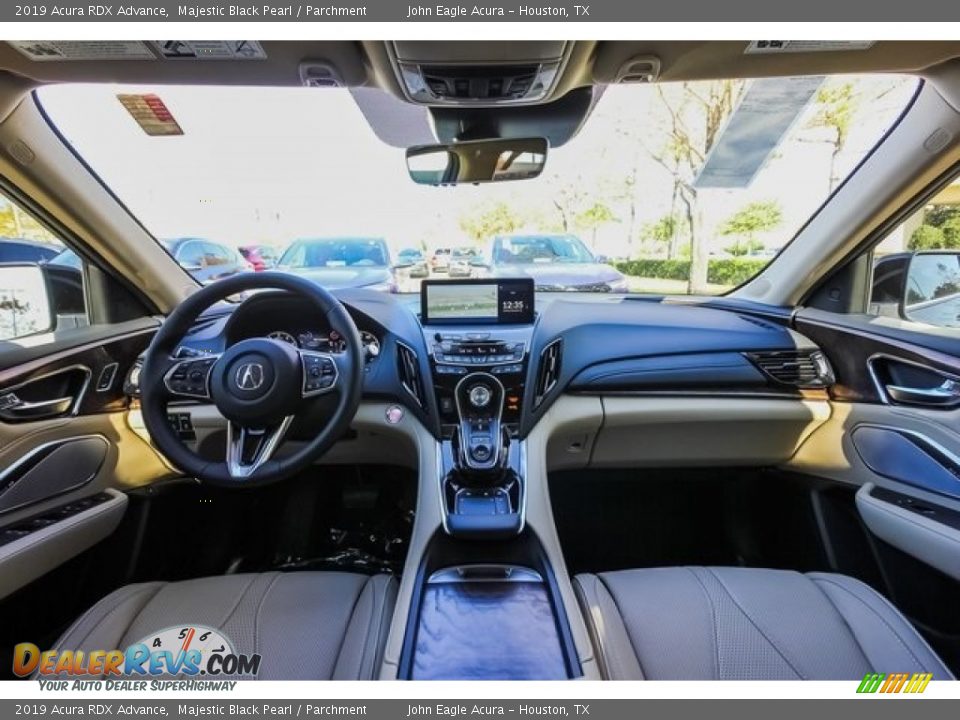2019 Acura RDX Advance Majestic Black Pearl / Parchment Photo #9