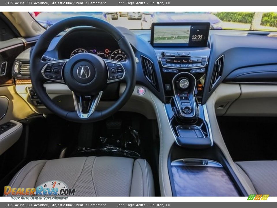 2019 Acura RDX Advance Majestic Black Pearl / Parchment Photo #26