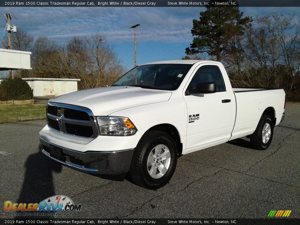 2019 Ram 1500 Classic Tradesman Regular Cab Bright White / Black/Diesel Gray Photo #2
