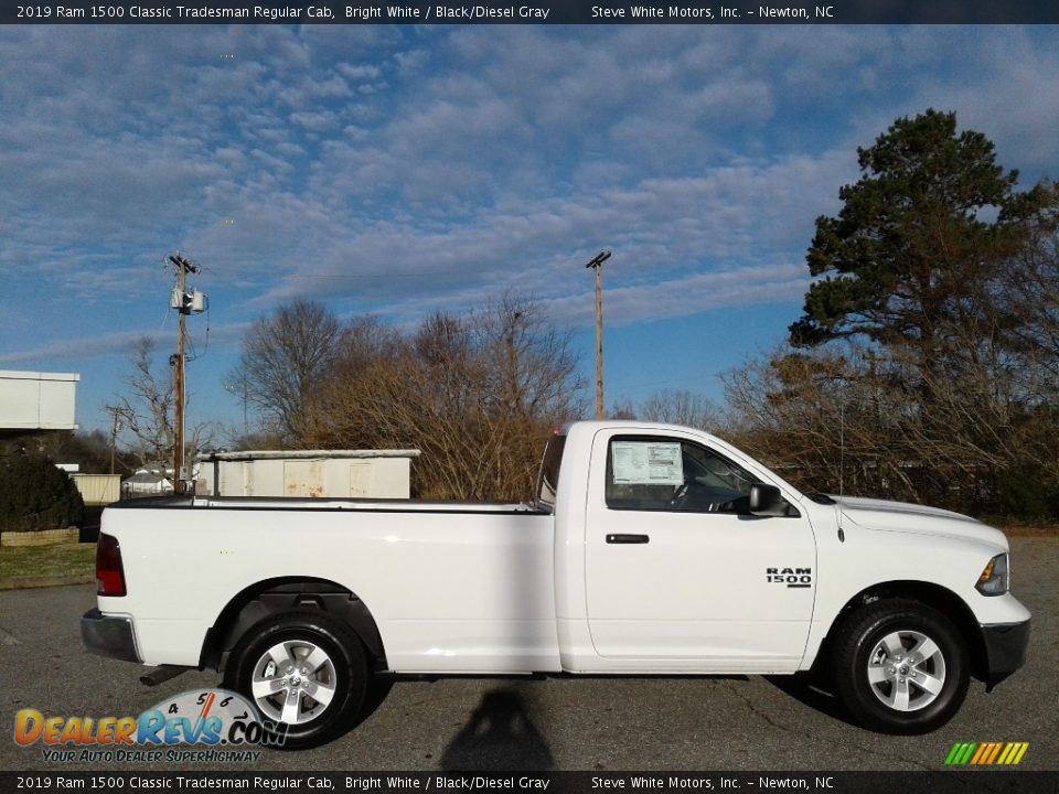 2019 Ram 1500 Classic Tradesman Regular Cab Bright White / Black/Diesel Gray Photo #5