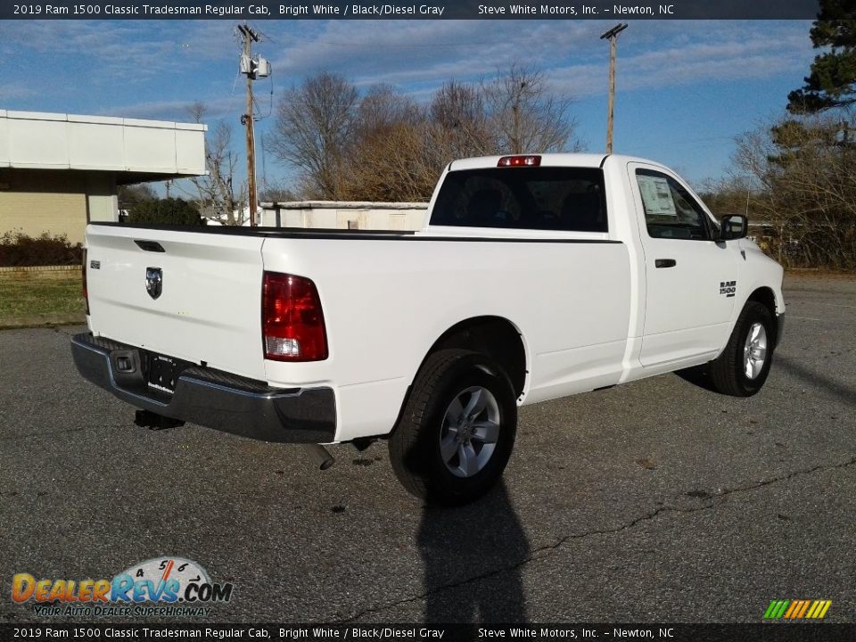 2019 Ram 1500 Classic Tradesman Regular Cab Bright White / Black/Diesel Gray Photo #6