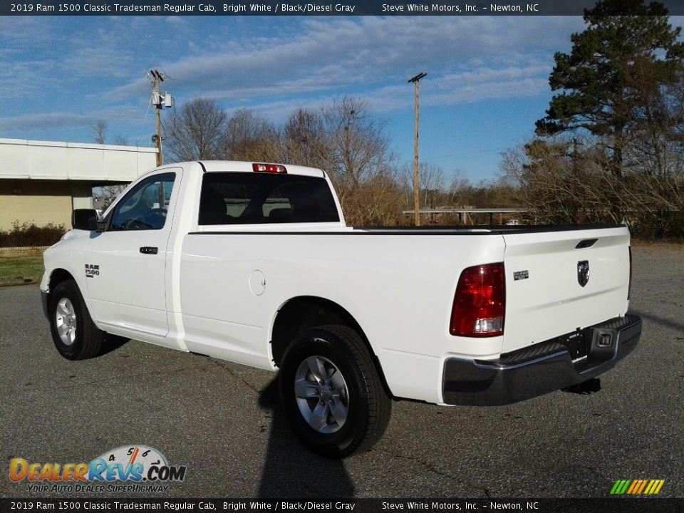 2019 Ram 1500 Classic Tradesman Regular Cab Bright White / Black/Diesel Gray Photo #8