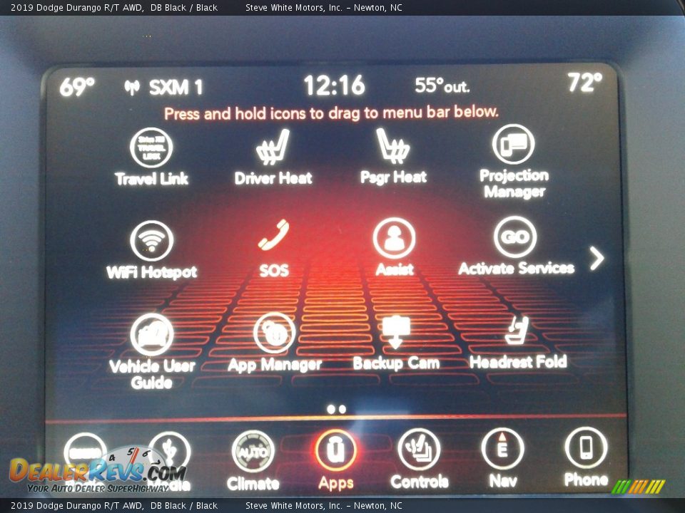 2019 Dodge Durango R/T AWD DB Black / Black Photo #32