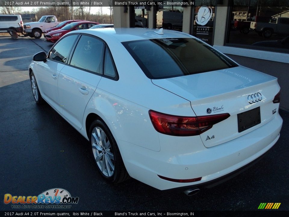 2017 Audi A4 2.0T Premium quattro Ibis White / Black Photo #3