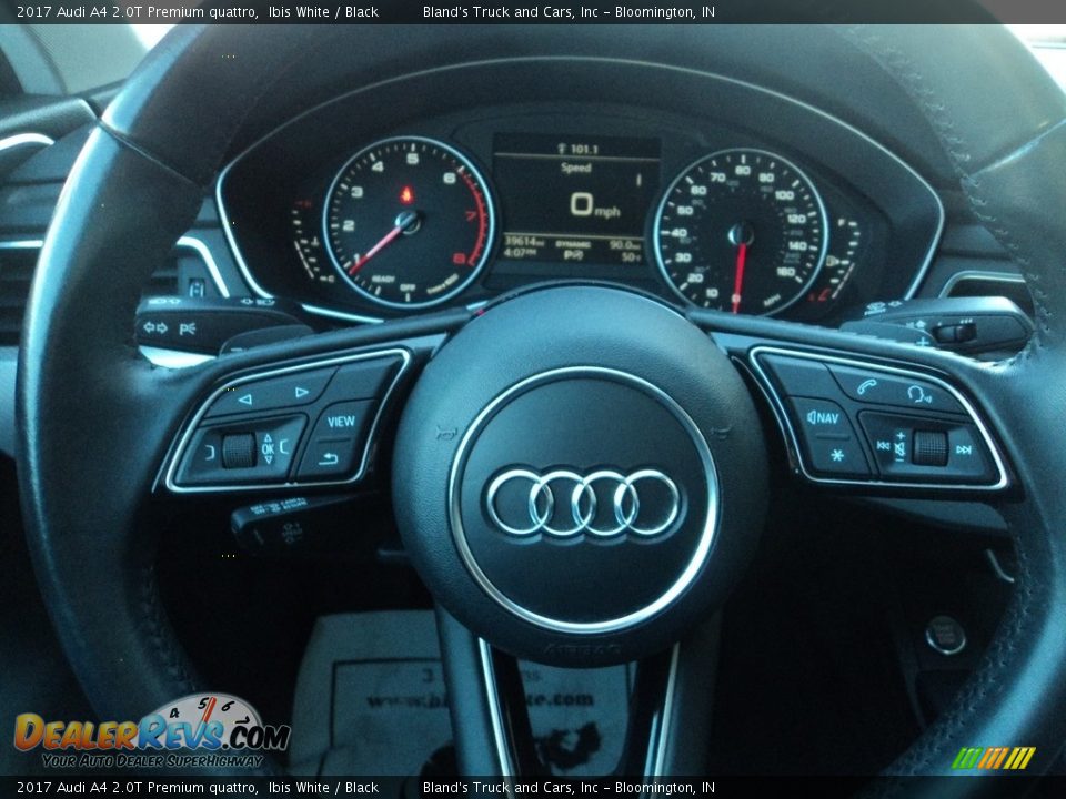 2017 Audi A4 2.0T Premium quattro Ibis White / Black Photo #14