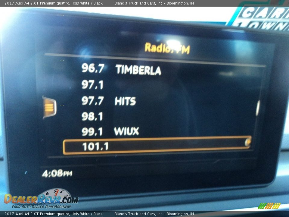 2017 Audi A4 2.0T Premium quattro Ibis White / Black Photo #19
