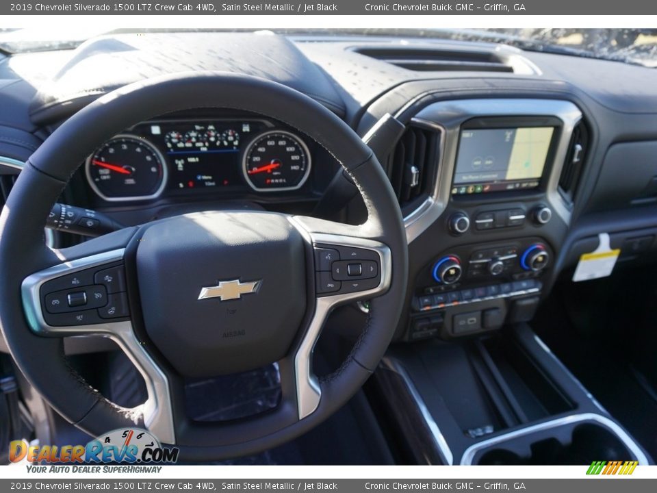 2019 Chevrolet Silverado 1500 LTZ Crew Cab 4WD Satin Steel Metallic / Jet Black Photo #5