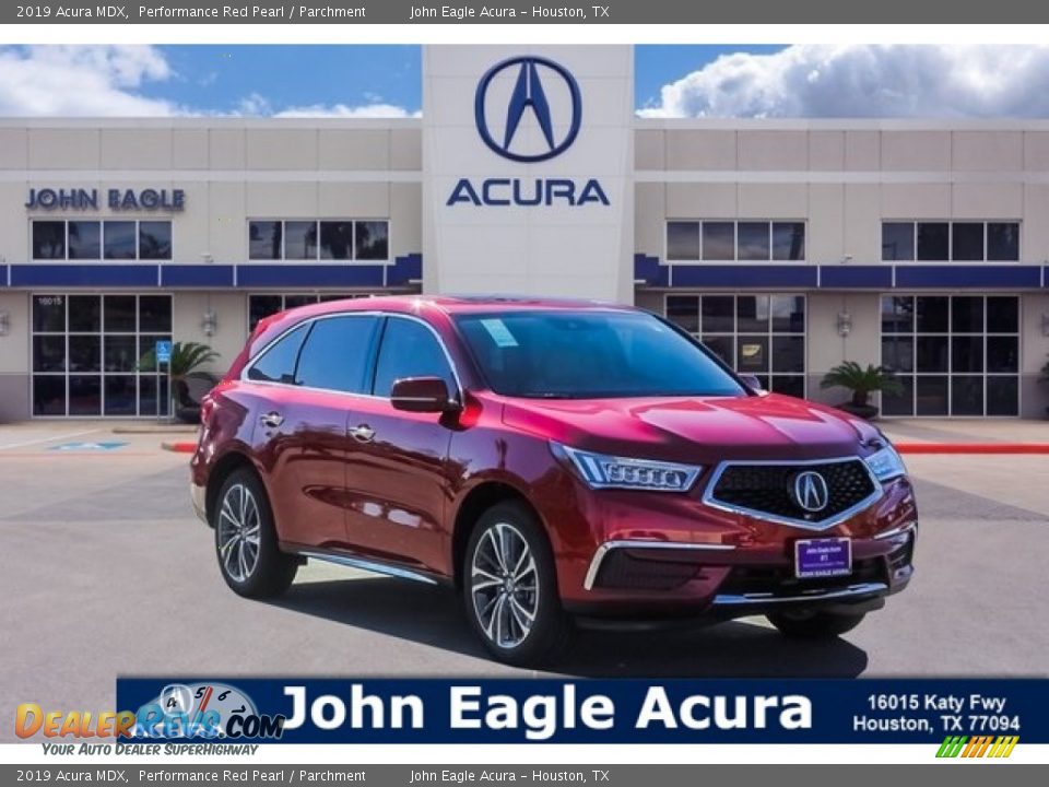 2019 Acura MDX Performance Red Pearl / Parchment Photo #1