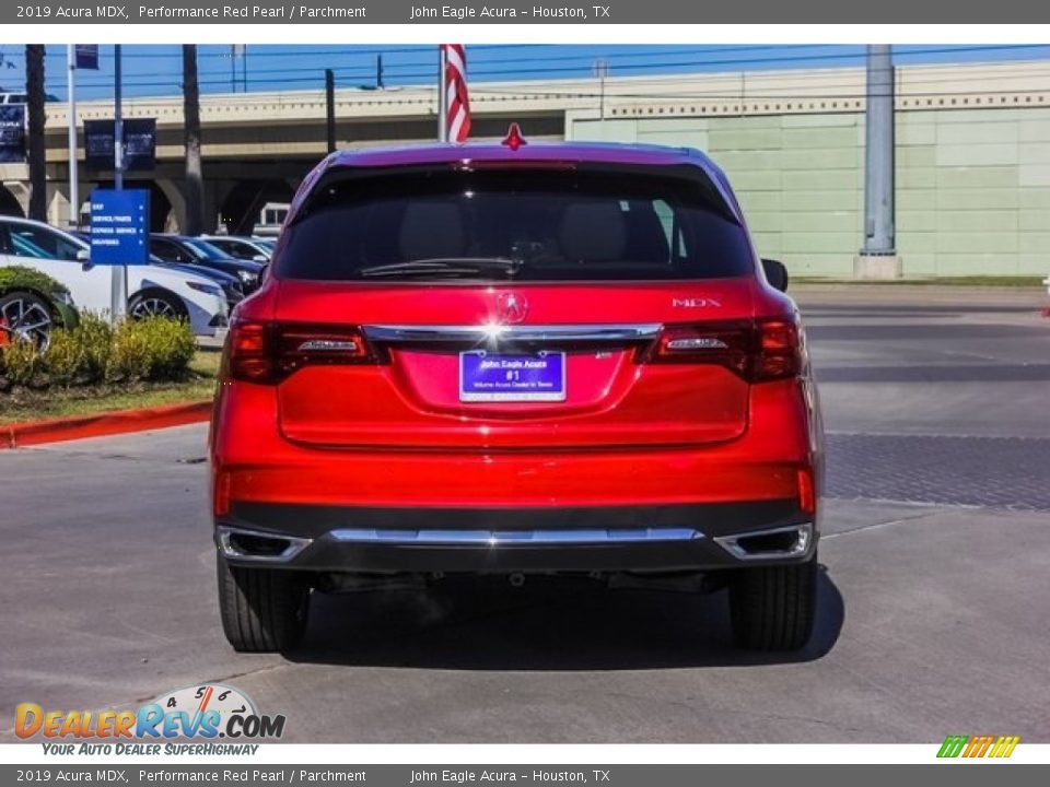 2019 Acura MDX Performance Red Pearl / Parchment Photo #6