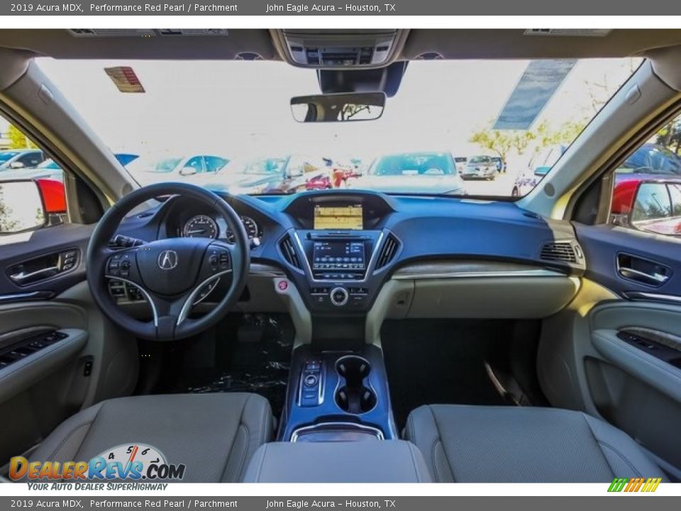 2019 Acura MDX Performance Red Pearl / Parchment Photo #9