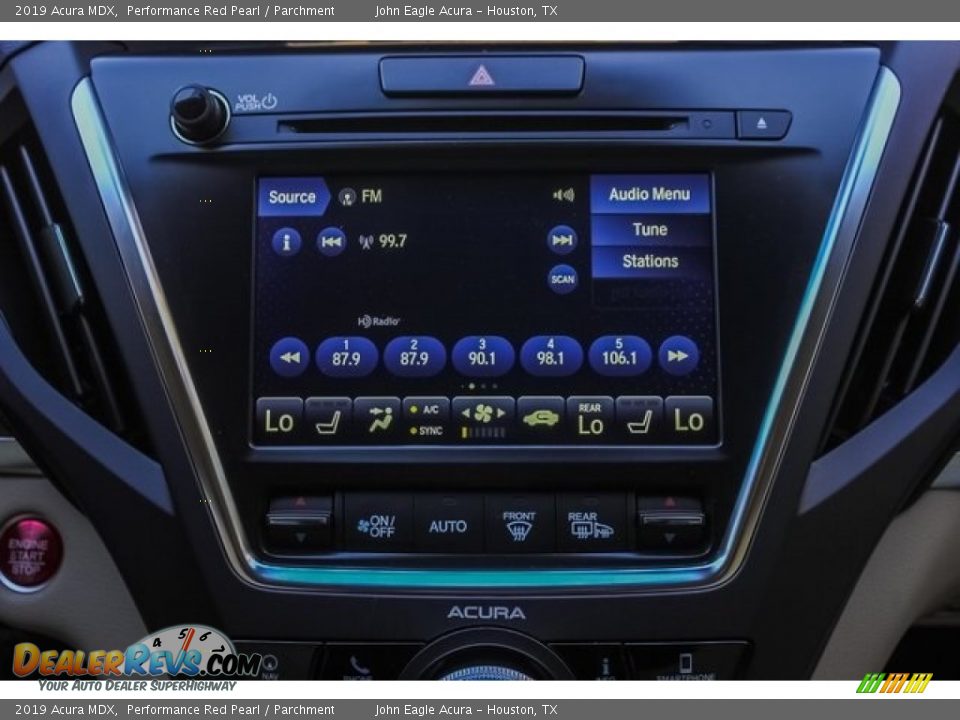 2019 Acura MDX Performance Red Pearl / Parchment Photo #29