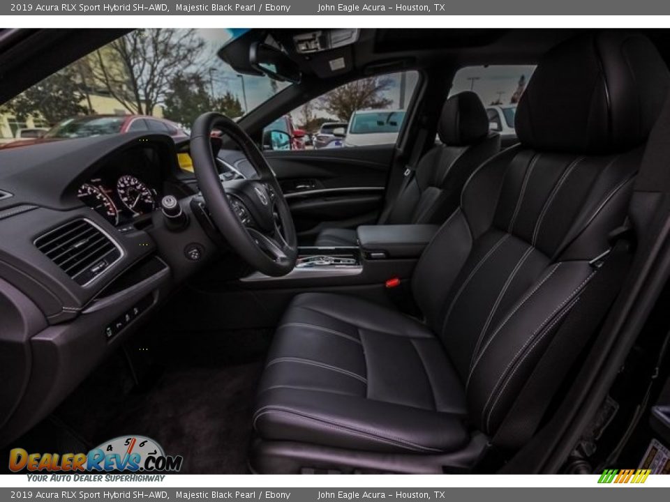 2019 Acura RLX Sport Hybrid SH-AWD Majestic Black Pearl / Ebony Photo #16