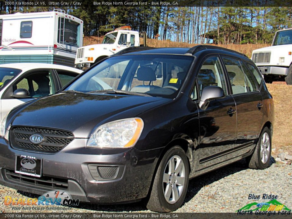 2008 Kia Rondo LX V6 Urban Gray / Gray Photo #1