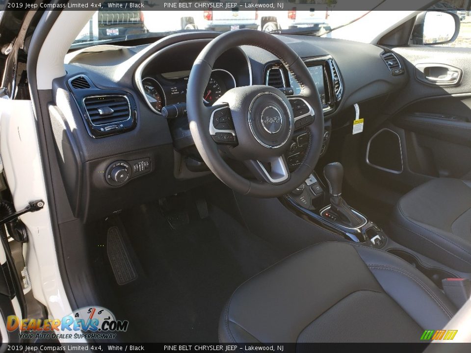 2019 Jeep Compass Limited 4x4 White / Black Photo #7
