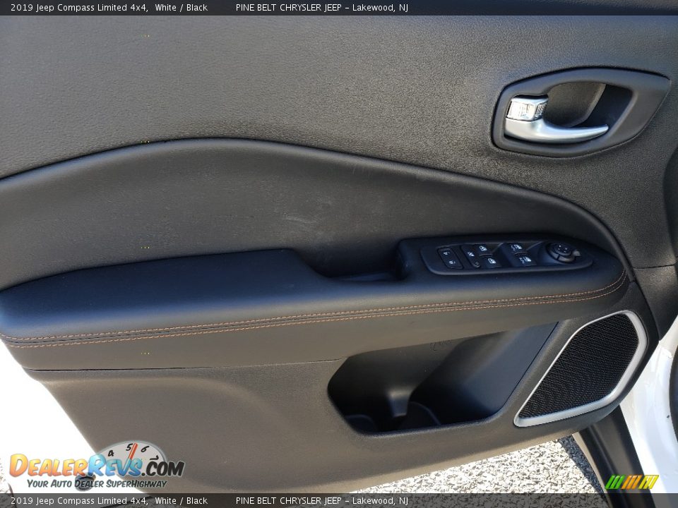 2019 Jeep Compass Limited 4x4 White / Black Photo #8