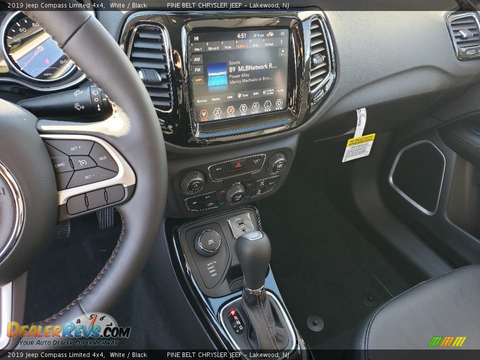 2019 Jeep Compass Limited 4x4 White / Black Photo #10