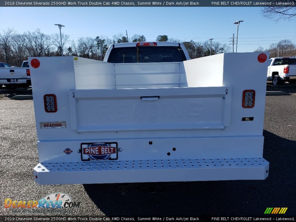 2019 Chevrolet Silverado 2500HD Work Truck Double Cab 4WD Chassis Summit White / Dark Ash/Jet Black Photo #5