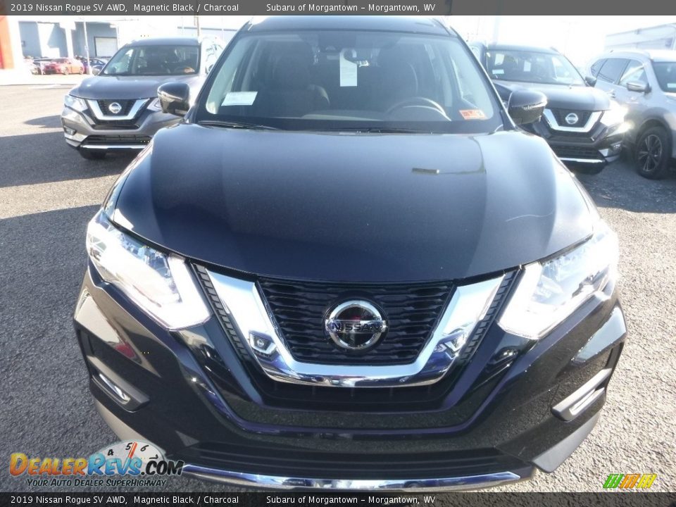 2019 Nissan Rogue SV AWD Magnetic Black / Charcoal Photo #7
