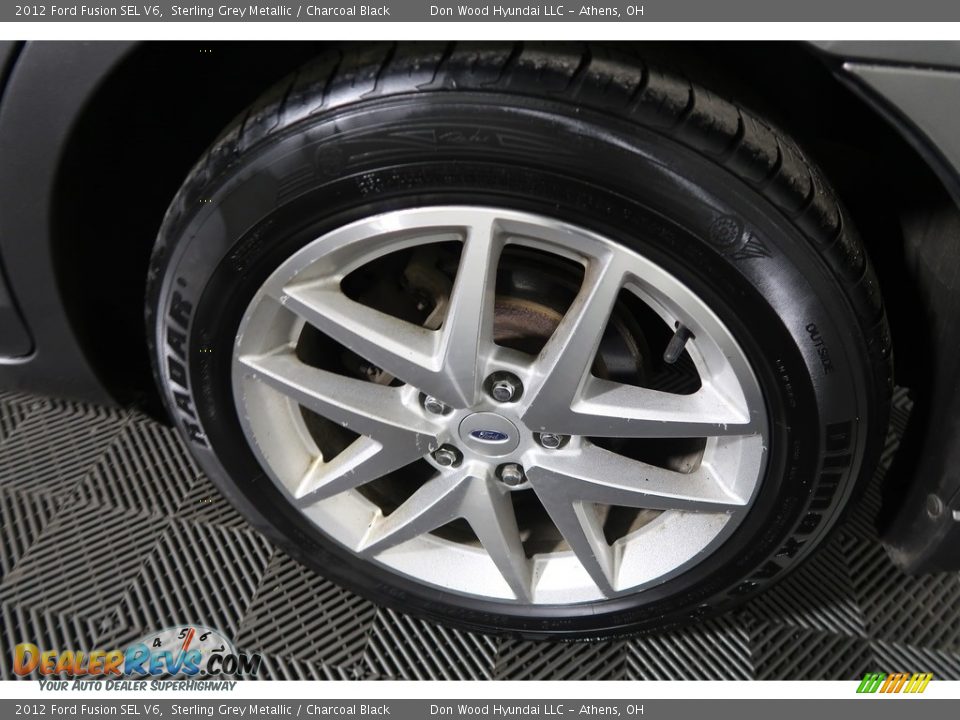 2012 Ford Fusion SEL V6 Sterling Grey Metallic / Charcoal Black Photo #30