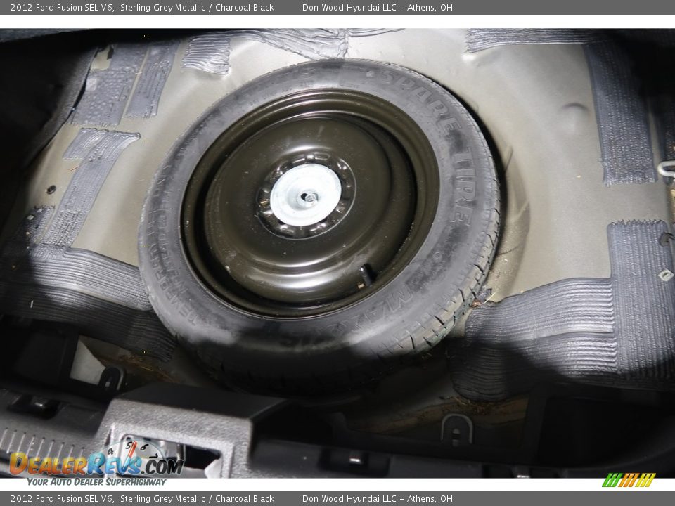 2012 Ford Fusion SEL V6 Sterling Grey Metallic / Charcoal Black Photo #34