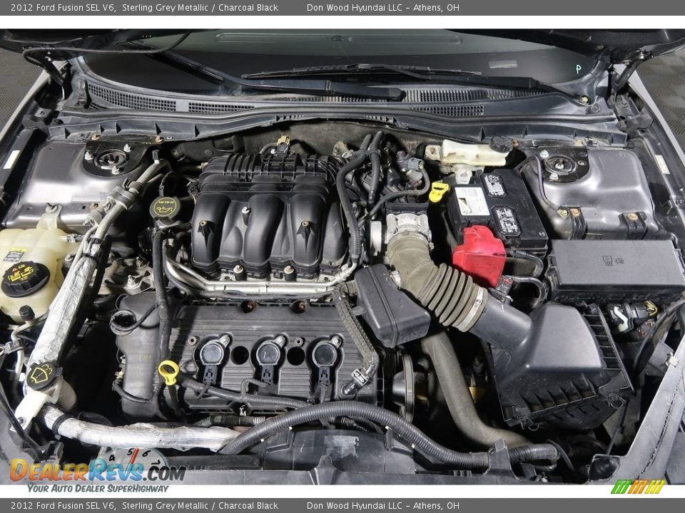 2012 Ford Fusion SEL V6 Sterling Grey Metallic / Charcoal Black Photo #35