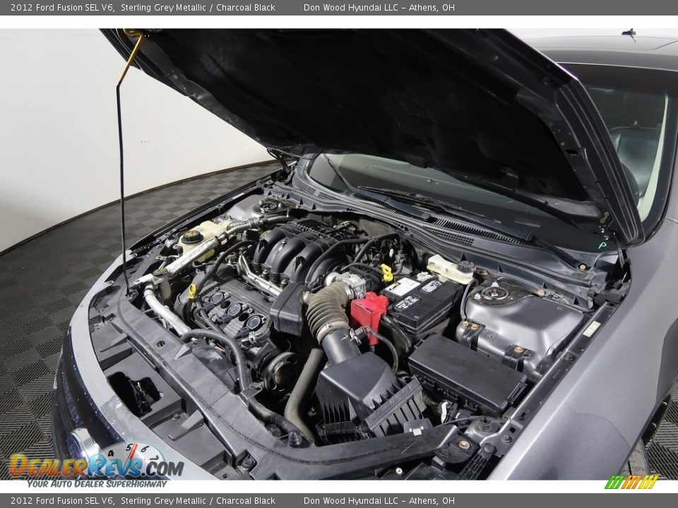 2012 Ford Fusion SEL V6 Sterling Grey Metallic / Charcoal Black Photo #36