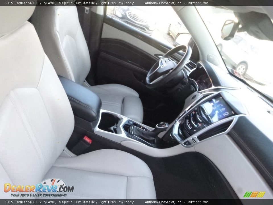 2015 Cadillac SRX Luxury AWD Majestic Plum Metallic / Light Titanium/Ebony Photo #10