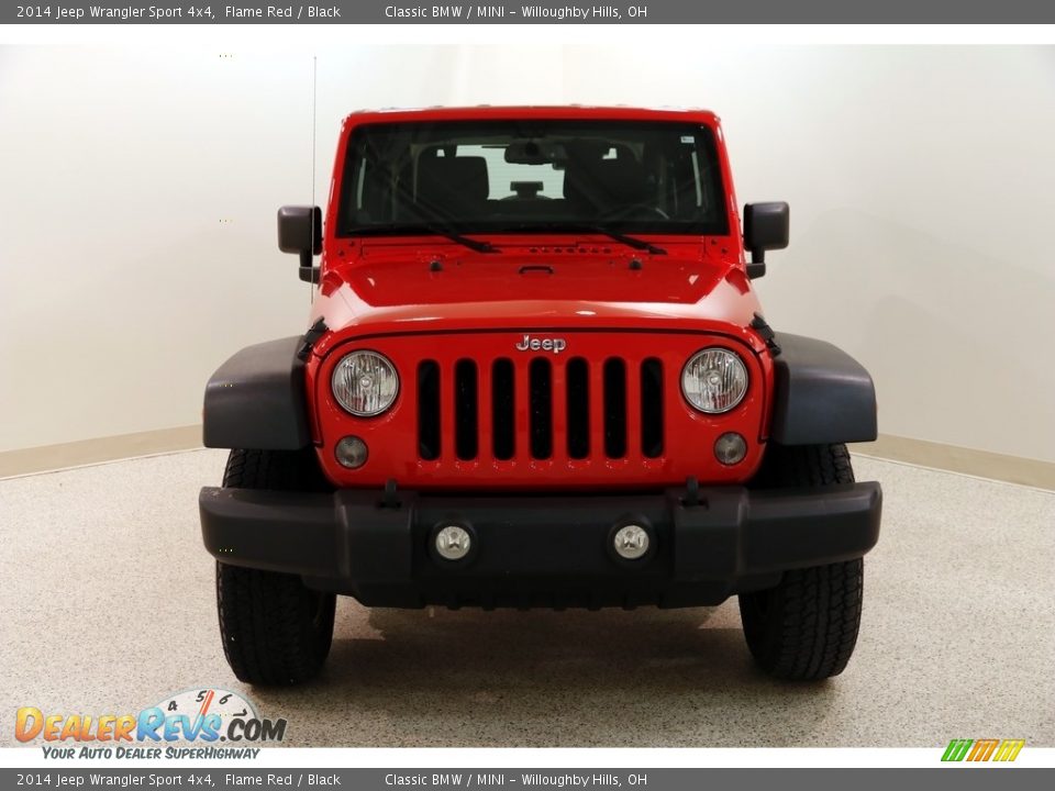 2014 Jeep Wrangler Sport 4x4 Flame Red / Black Photo #2