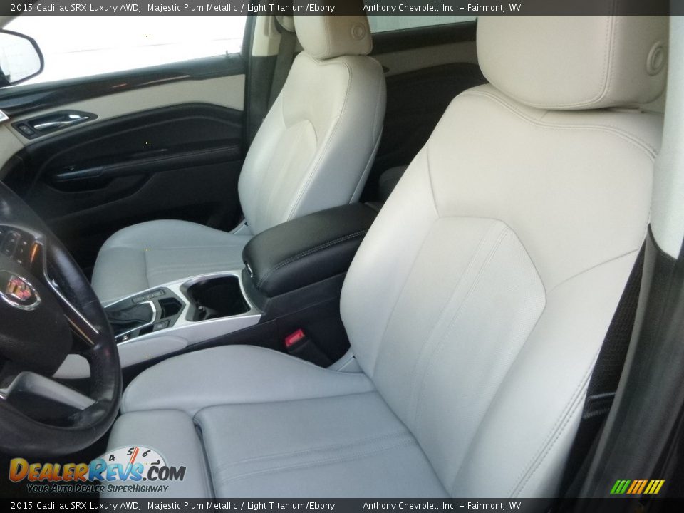 2015 Cadillac SRX Luxury AWD Majestic Plum Metallic / Light Titanium/Ebony Photo #13