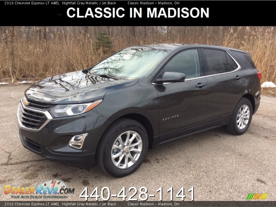 2019 Chevrolet Equinox LT AWD Nightfall Gray Metallic / Jet Black Photo #1