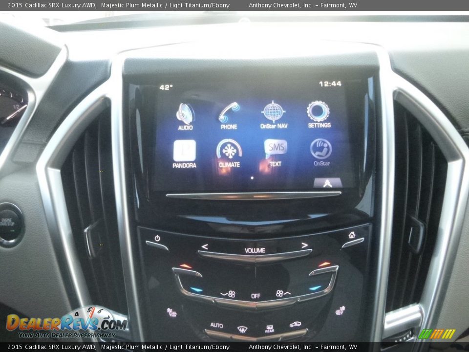 2015 Cadillac SRX Luxury AWD Majestic Plum Metallic / Light Titanium/Ebony Photo #15