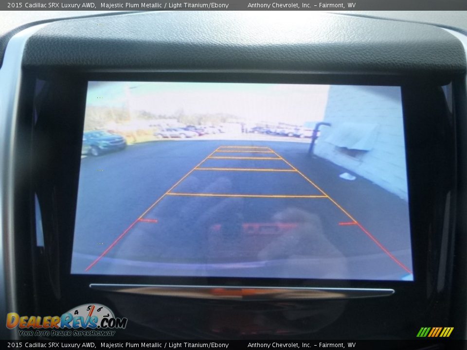 2015 Cadillac SRX Luxury AWD Majestic Plum Metallic / Light Titanium/Ebony Photo #16