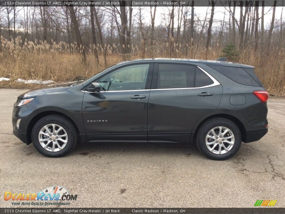 2019 Chevrolet Equinox LT AWD Nightfall Gray Metallic / Jet Black Photo #3