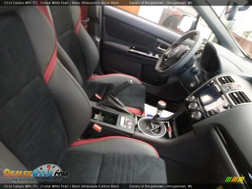 2019 Subaru WRX STI Crystal White Pearl / Black Ultrasuede/Carbon Black Photo #4