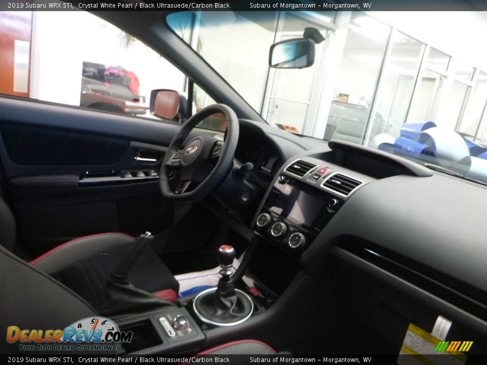 2019 Subaru WRX STI Crystal White Pearl / Black Ultrasuede/Carbon Black Photo #5