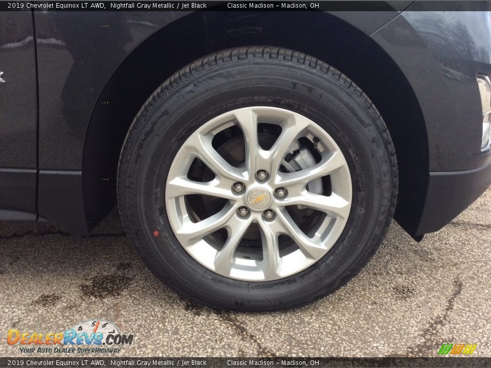 2019 Chevrolet Equinox LT AWD Nightfall Gray Metallic / Jet Black Photo #7