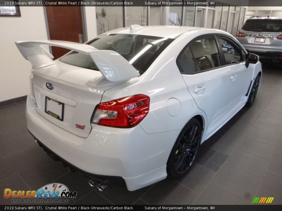 2019 Subaru WRX STI Crystal White Pearl / Black Ultrasuede/Carbon Black Photo #7