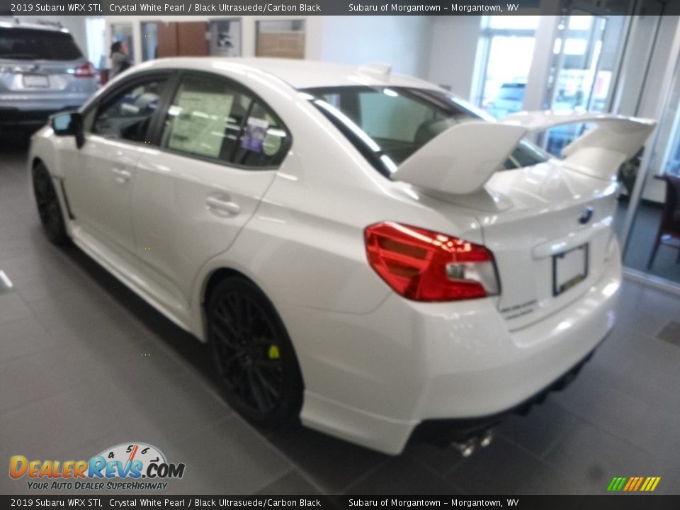 2019 Subaru WRX STI Crystal White Pearl / Black Ultrasuede/Carbon Black Photo #9