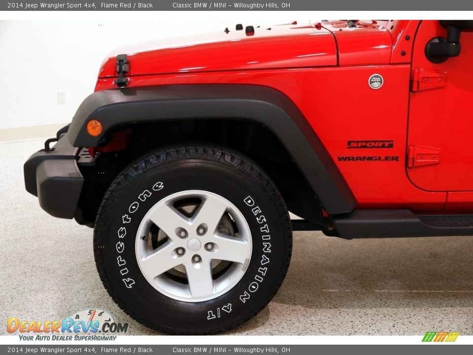 2014 Jeep Wrangler Sport 4x4 Flame Red / Black Photo #19