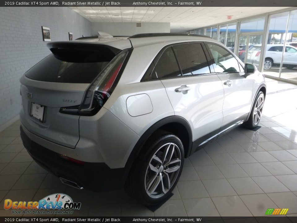 2019 Cadillac XT4 Sport AWD Radiant Silver Metallic / Jet Black Photo #7