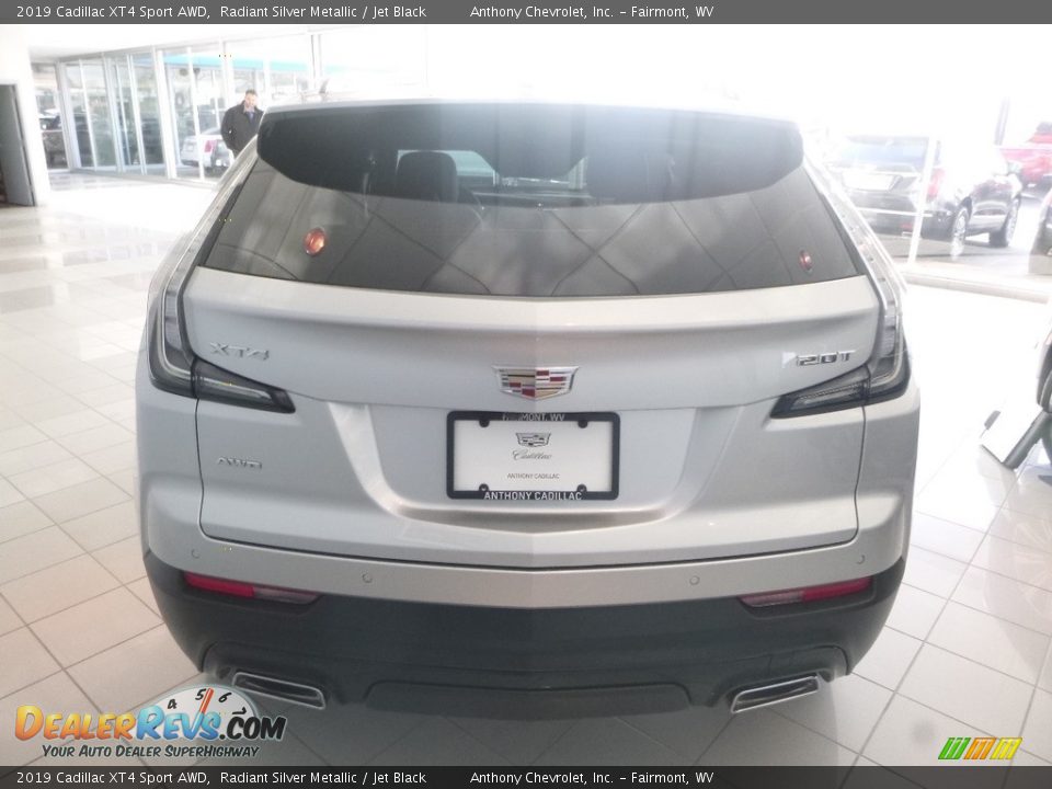 2019 Cadillac XT4 Sport AWD Radiant Silver Metallic / Jet Black Photo #8