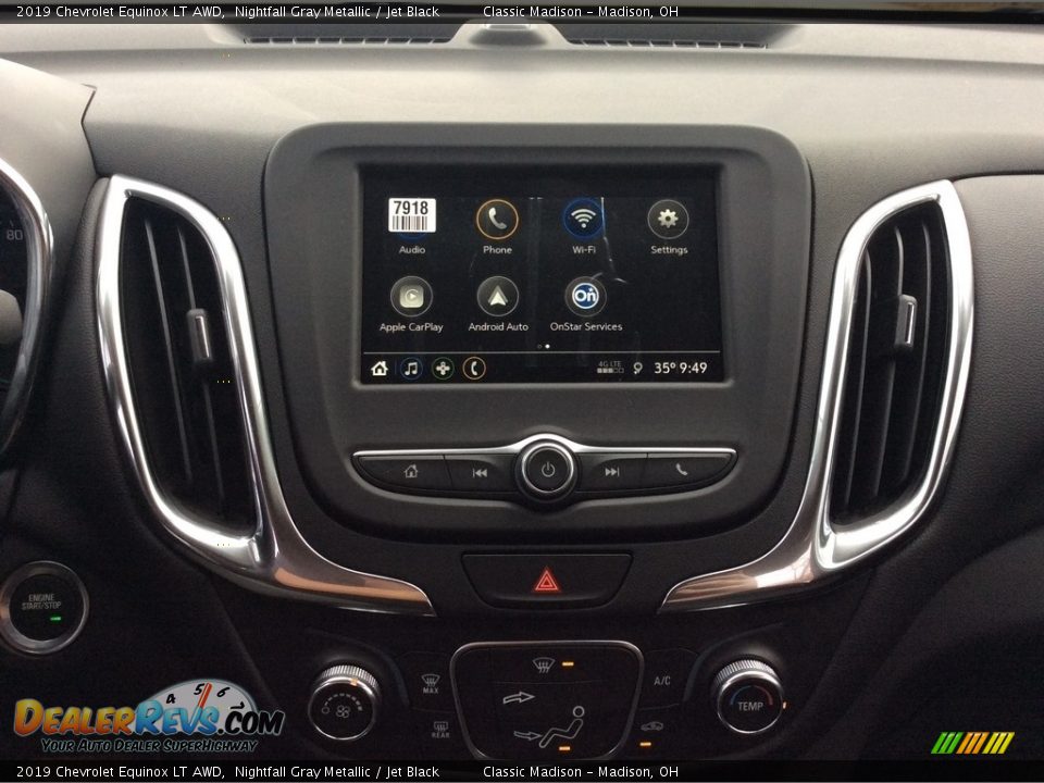 2019 Chevrolet Equinox LT AWD Nightfall Gray Metallic / Jet Black Photo #14