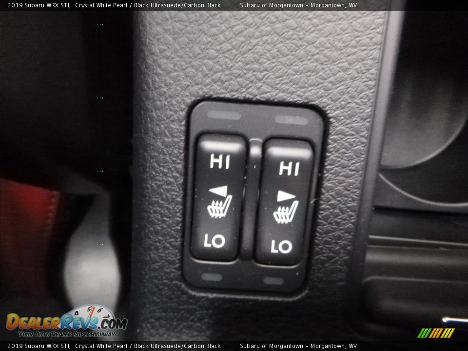 2019 Subaru WRX STI Crystal White Pearl / Black Ultrasuede/Carbon Black Photo #15