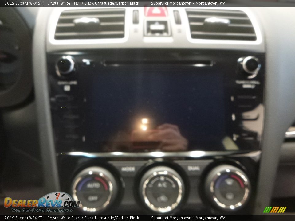 2019 Subaru WRX STI Crystal White Pearl / Black Ultrasuede/Carbon Black Photo #16
